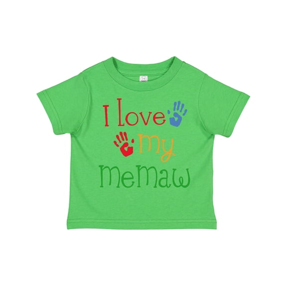 Inktastic I Love My Memaw Girls Toddler T-Shirt