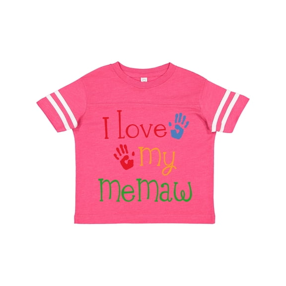 Inktastic I Love My Memaw Girls Toddler T-Shirt