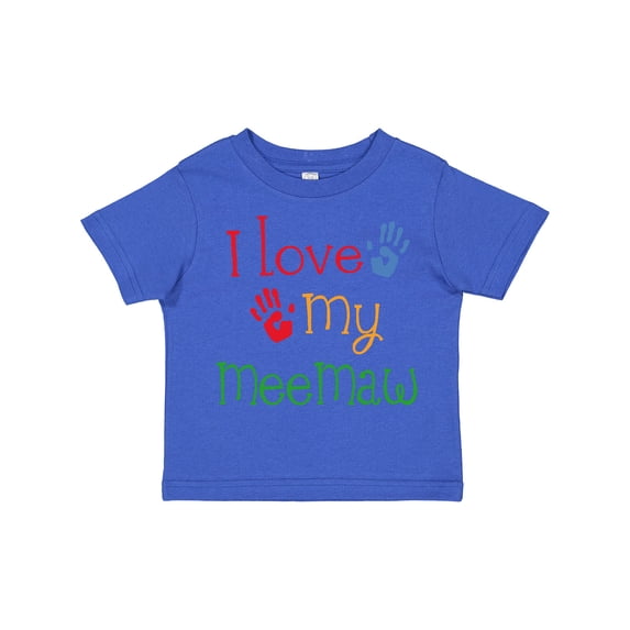 Inktastic I Love My Meemaw Girls Toddler T-Shirt