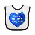 thumbnail image 1 of Inktastic I Love My Meemaw Berry Much Boys or Girls Baby Bib, 1 of 4