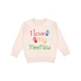 thumbnail image 1 of Inktastic I Love My Meemaw Toddler Sweatshirt, 1 of 4