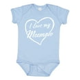 thumbnail image 1 of Inktastic I Love My Meemaw in White Chalk Heart Boys or Girls Baby Bodysuit, 1 of 5