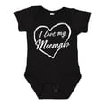 thumbnail image 1 of Inktastic I Love My Meemaw in White Chalk Heart Boys or Girls Baby Bodysuit, 1 of 5