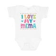 thumbnail image 1 of Inktastic I Love My Mema Grandchildren Girls Baby Bodysuit, 1 of 5