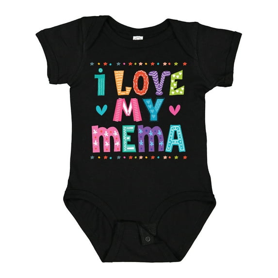 Inktastic I Love My Mema Grandchildren Girls Baby Bodysuit