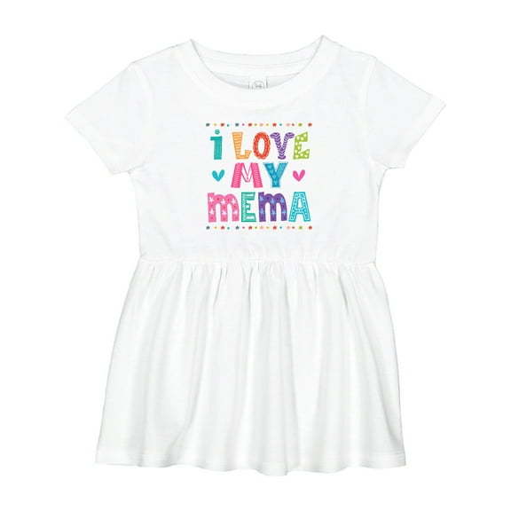 Inktastic I Love My Mema Grandchildren Girls Baby Dress