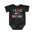thumbnail image 1 of Inktastic I Love My Memaw Gift for Granddaughter Girls Baby Bodysuit, 1 of 5