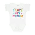 thumbnail image 1 of Inktastic I Love My Memaw Gift for Granddaughter Girls Baby Bodysuit, 1 of 5