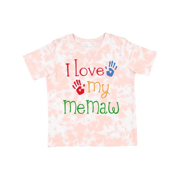 Inktastic I Love My Memaw Girls Toddler T-Shirt