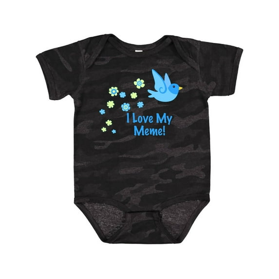 Inktastic I Love My Meme Boys Baby Bodysuit