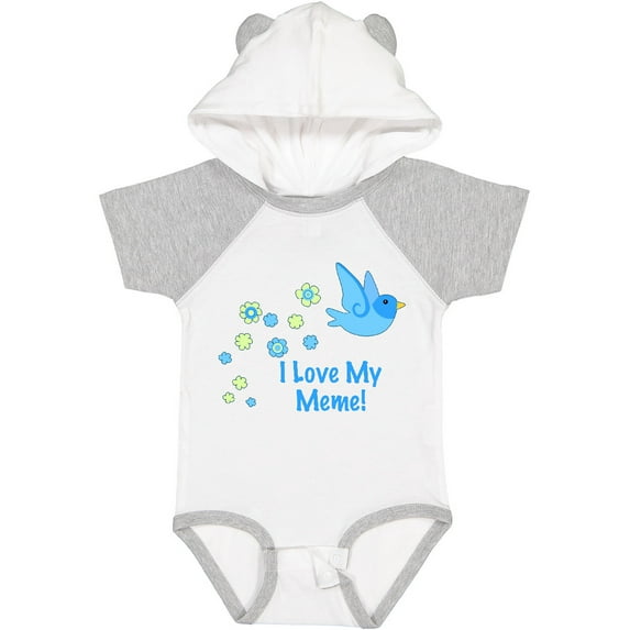 Inktastic I Love My Meme Boys Baby Bodysuit