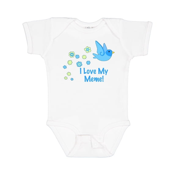 Inktastic I Love My Meme Boys Baby Bodysuit