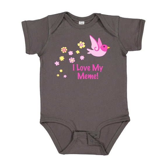 Inktastic I Love My Meme Girls Baby Bodysuit