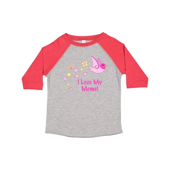 Inktastic I Love My Meme Girls Toddler T-Shirt