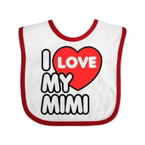 Inktastic I Love My Mimi Boys or Girls Baby Bib