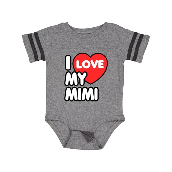 Inktastic I Love My Mimi Boys or Girls Baby Bodysuit