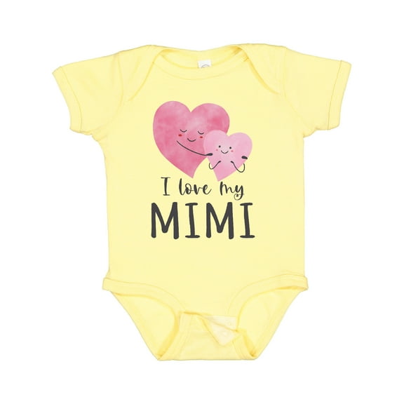 Inktastic I Love My Mimi Boys or Girls Baby Bodysuit