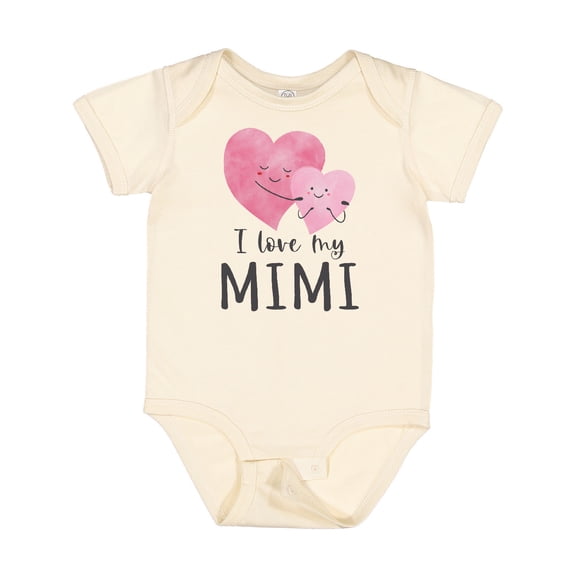Inktastic I Love My Mimi Boys or Girls Baby Bodysuit