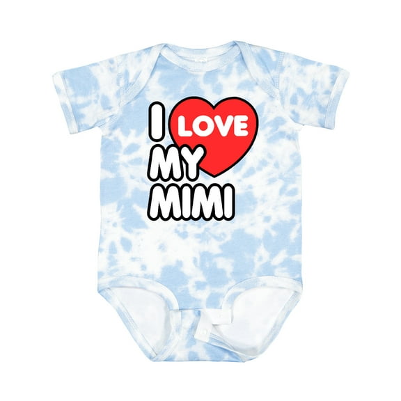Inktastic I Love My Mimi Boys or Girls Baby Bodysuit