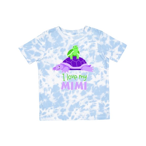 Inktastic I Love My Mimi Cute Turtle Family Boys or Girls Toddler T-Shirt