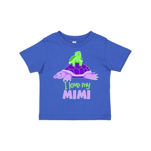Inktastic I Love My Mimi Cute Turtle Family Boys or Girls Toddler T-Shirt