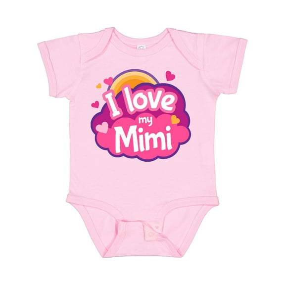 Inktastic I Love My Mimi Grandma Girls Baby Bodysuit
