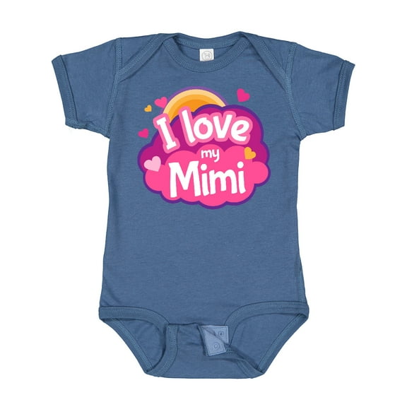 Inktastic I Love My Mimi Grandma Girls Baby Bodysuit