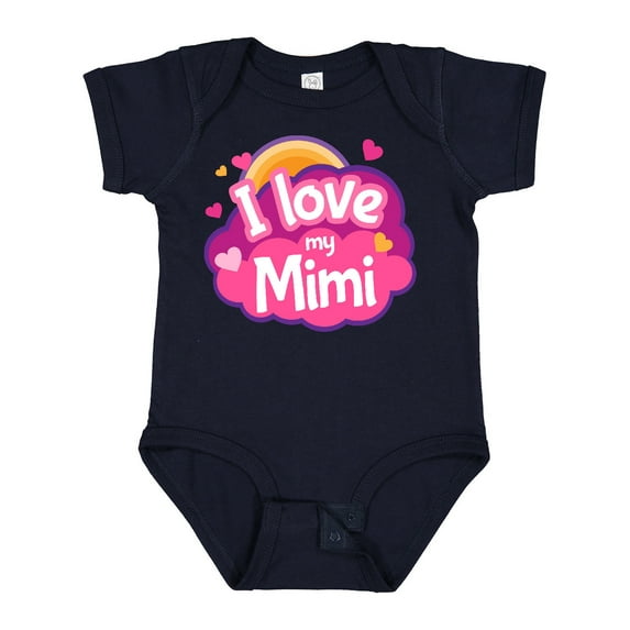 Inktastic I Love My Mimi Grandma Girls Baby Bodysuit