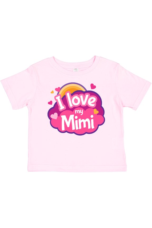 I Love My Mimi Grandma Girls Baby T-Shirt