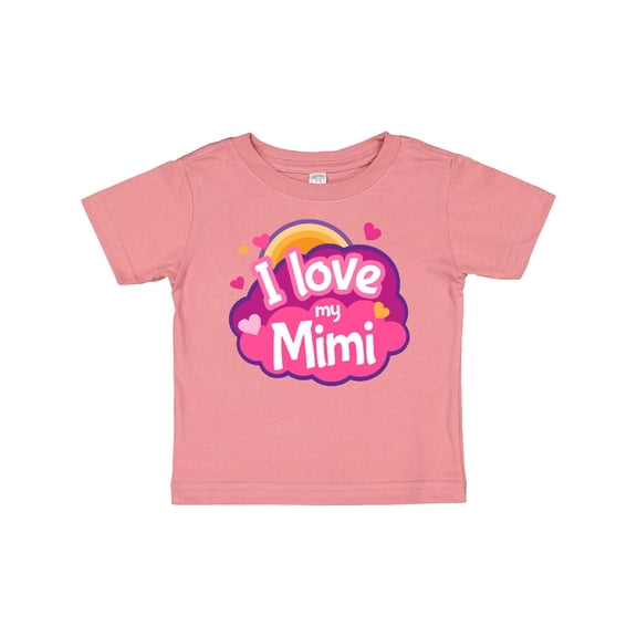 Inktastic I Love My Mimi Grandma Girls Baby T-Shirt