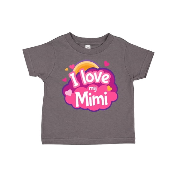 Inktastic I Love My Mimi Grandma Girls Toddler T-Shirt