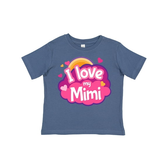 Inktastic I Love My Mimi Grandma Girls Toddler T-Shirt