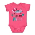 thumbnail image 1 of Inktastic I Love My Mimi Pink and Blue Fox with Hearts Boys or Girls Baby Bodysuit, 1 of 5