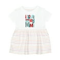 thumbnail image 1 of Inktastic I Love My Mimi Retro Red and Blue Girls Baby Dress, 1 of 5