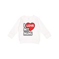 thumbnail image 1 of Inktastic I Love My Mimi Toddler Sweatshirt, 1 of 4