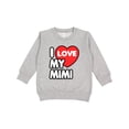 thumbnail image 1 of Inktastic I Love My Mimi Toddler Sweatshirt, 1 of 4