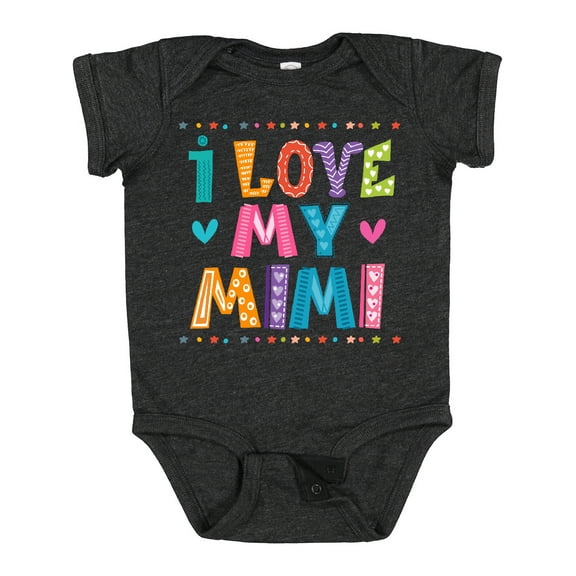 Inktastic I Love My Mimi for Babies Boys or Girls Baby Bodysuit