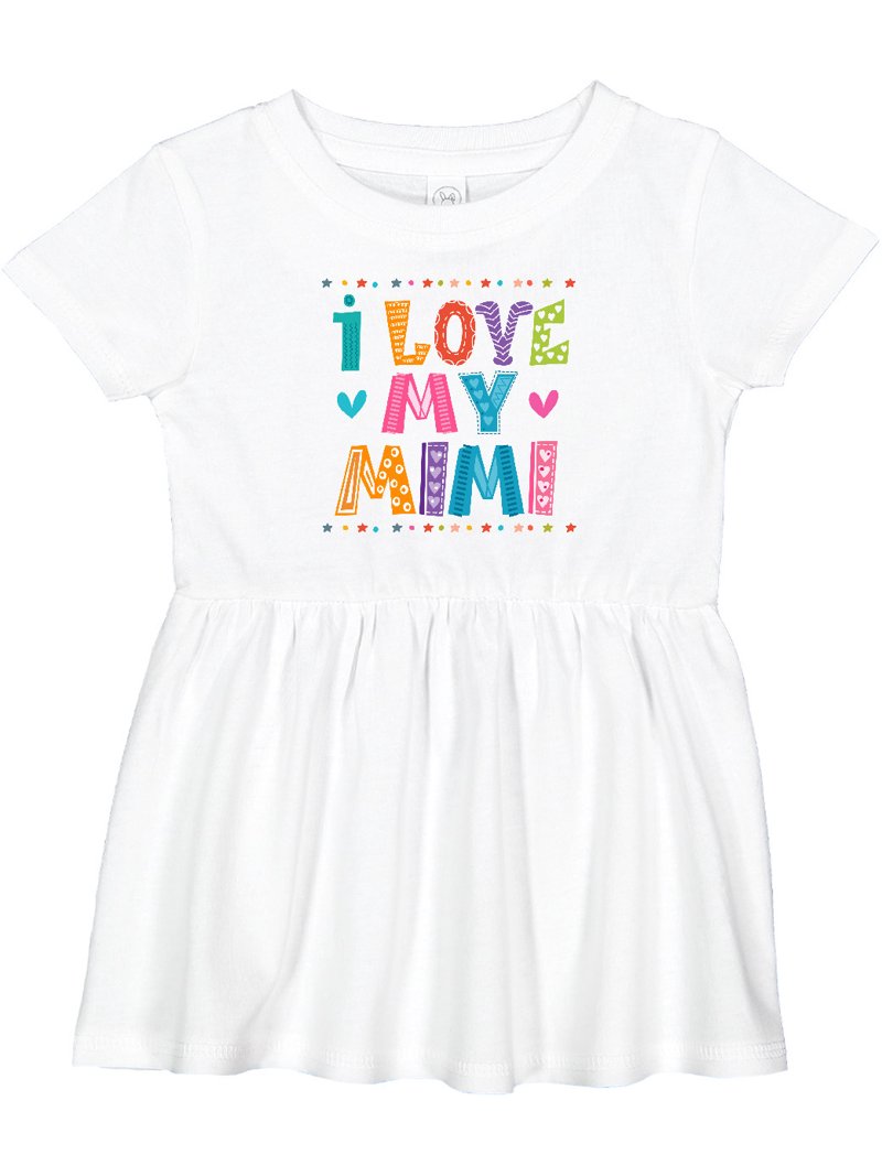 Inktastic I Love My Mimi for Babies Girls Baby Dress - Walmart.com