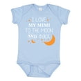 thumbnail image 1 of Inktastic I Love My Mimi to the Moon and Back Boys or Girls Baby Bodysuit, 1 of 5