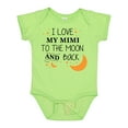 thumbnail image 1 of Inktastic I Love My Mimi to the Moon and Back Boys or Girls Baby Bodysuit, 1 of 5