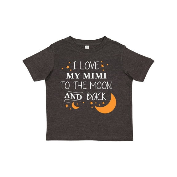 Inktastic I Love My Mimi to the Moon and Back Boys or Girls Toddler T-Shirt