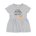 thumbnail image 1 of Inktastic I Love My Mimi to the Moon and Back Girls Baby Dress, 1 of 5