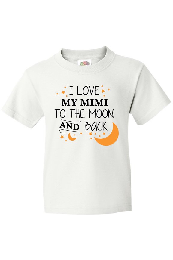 I Love My Mimi to the Moon and Back Youth T-Shirt