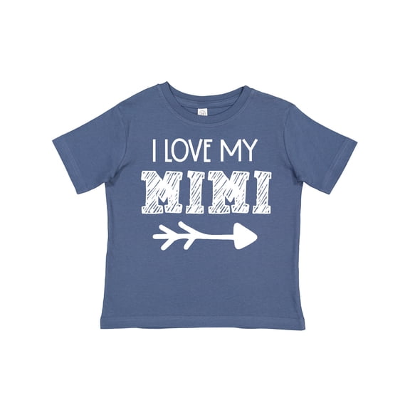 Inktastic I Love My Mimi with Arrow Boys or Girls Toddler T-Shirt