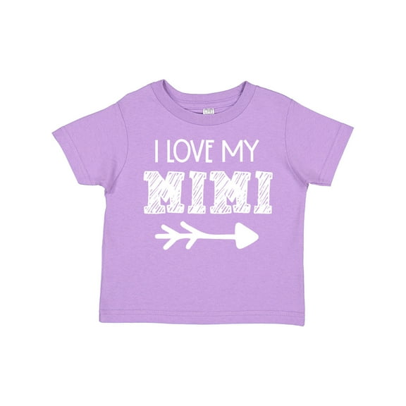 Inktastic I Love My Mimi with Arrow Boys or Girls Toddler T-Shirt
