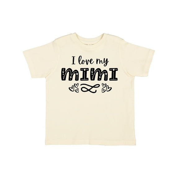 Inktastic I Love My Mimi with Hearts Boys or Girls Toddler T-Shirt