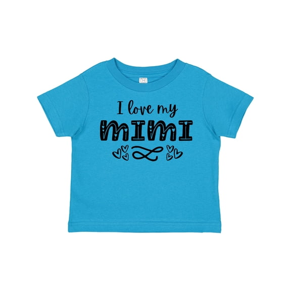 Inktastic I Love My Mimi with Hearts Boys or Girls Toddler T-Shirt
