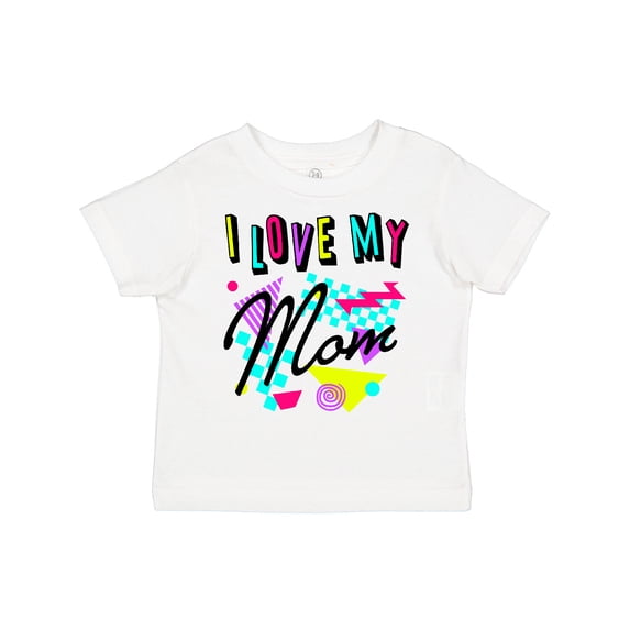 Inktastic I Love My Mom 80s Retro Style Boys or Girls Toddler T-Shirt
