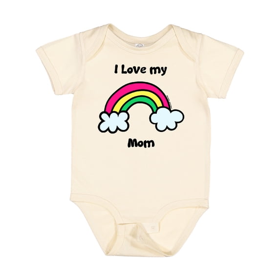 Inktastic I Love My Mom Boys or Girls Baby Bodysuit