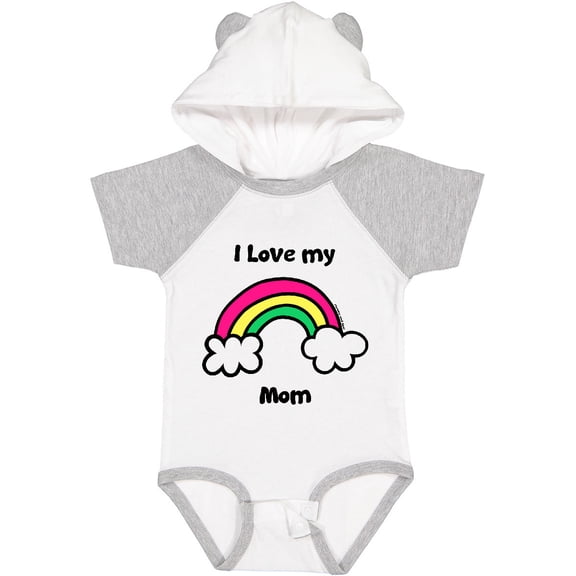 Inktastic I Love My Mom Boys or Girls Baby Bodysuit